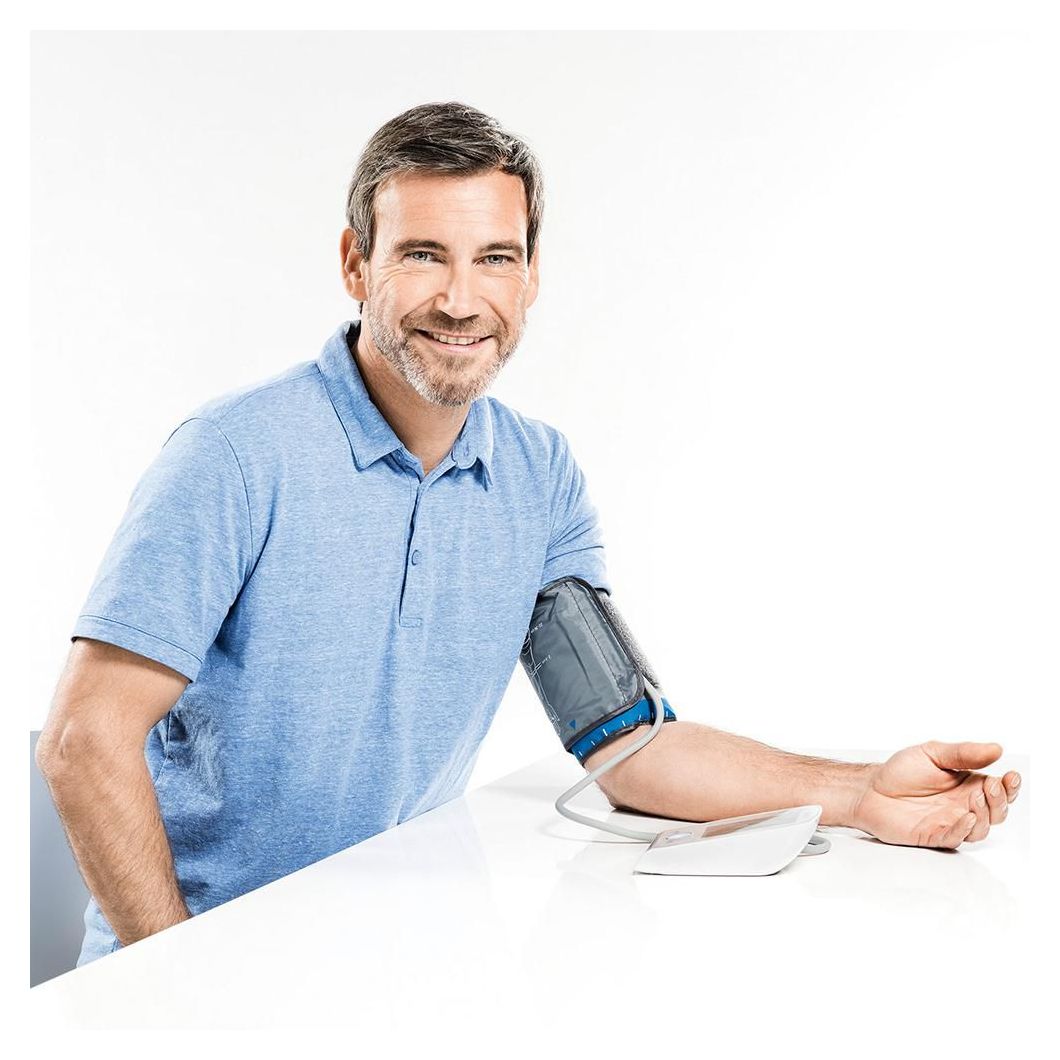 BM45 Oberarm-Blutdruckmessgerät 2x60 Speicherplätze XL-Display 