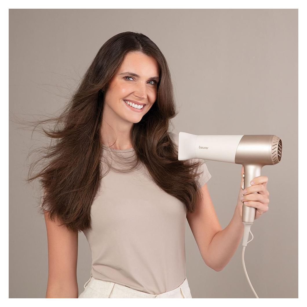 HC70 Iconic Pro Haartrockner 2100 W  (Beige, Gold) 