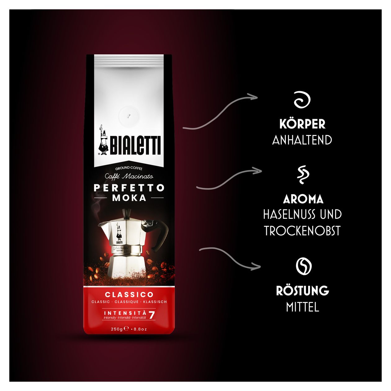 Perfetto Moka Klassisch 250 g 