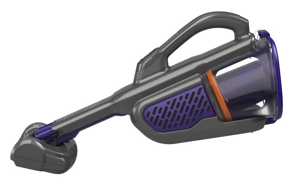 BHHV520BFP Dustbuster Handstaubsauger Beutellos bis 20 min Laufzeit 18 V  (Schwarz, Violett) 