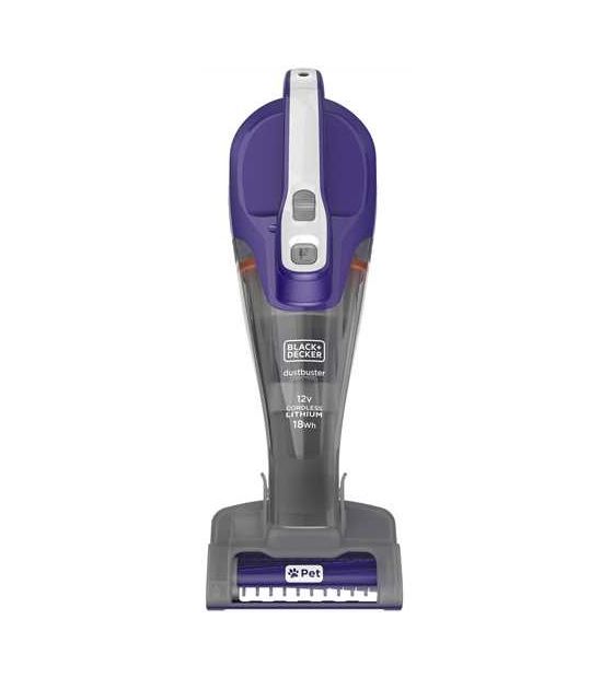 DVB315JP Dustbuster Handstaubsauger Beutellos bis 10 min Laufzeit 12 V  (Violett) 