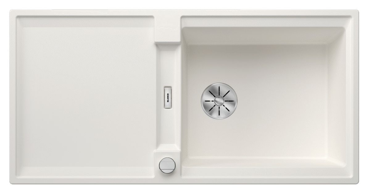 ADIRA XL 6 S Einbauspüle für 60 cm Unterschrank Silgranit 1 Becken  (Weiß) 