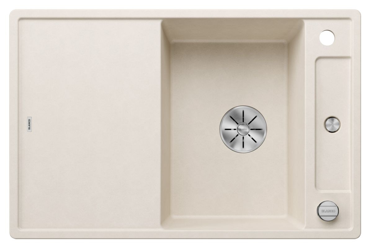 AXIA III 45 S Einbauspüle für 45 cm Unterschrank Silgranit 2 Becken  (Weiß) 