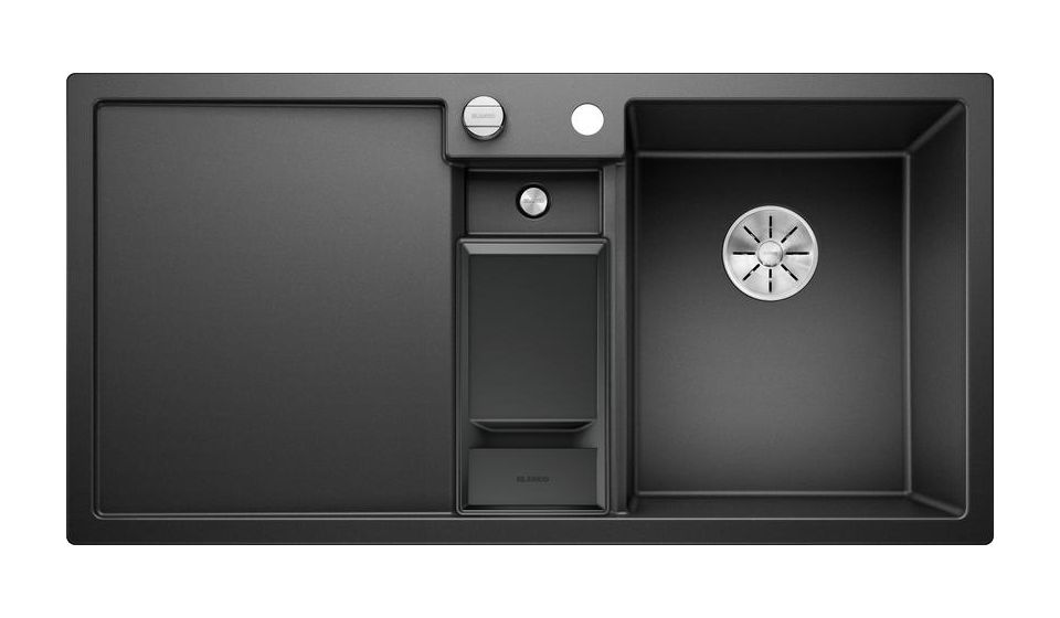 COLLECTIS 6 S Einbauspüle für 60 cm Unterschrank Silgranit 3 Becken  (Anthrazit) 