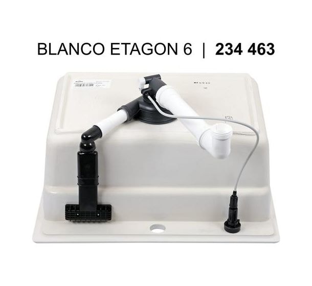 ETAGON 6, Keramik PuraPlus, basalt, mit Ablauffernbedienung, mit Zubehör, keine Beckenlage, 600 mm Untermaß 