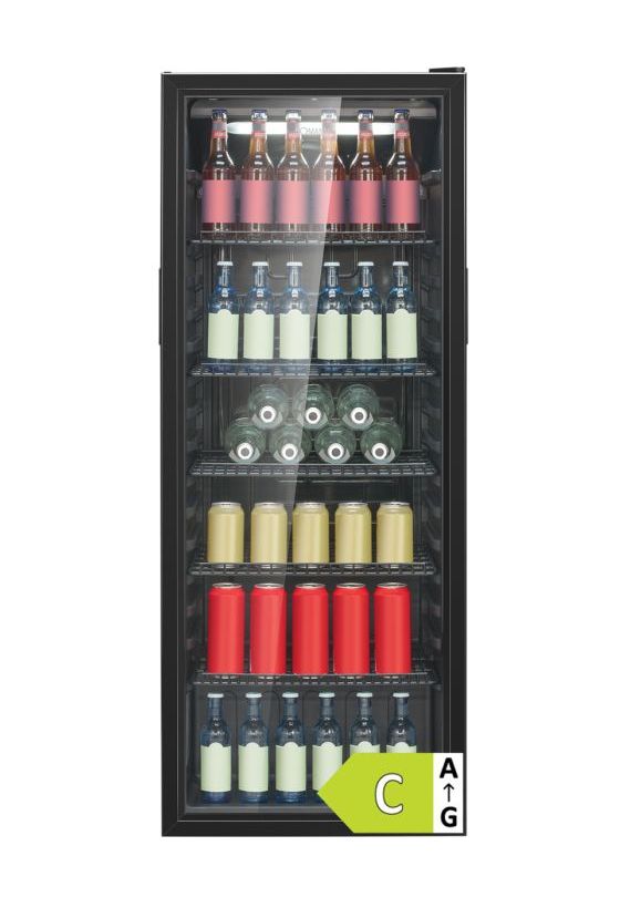 KSG7292 235 l Kühlschrank freistehend EEK: C 433 kWh Jahr  (Schwarz) 