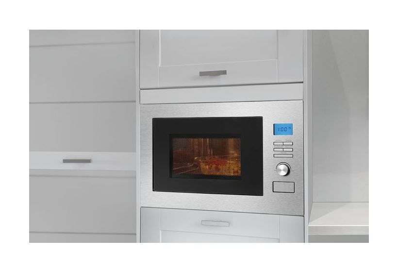 MWG3001HEB Einbau-Mikrowelle 900 W Größe: mittel 5 Stufen Grill (Edelstahl) 