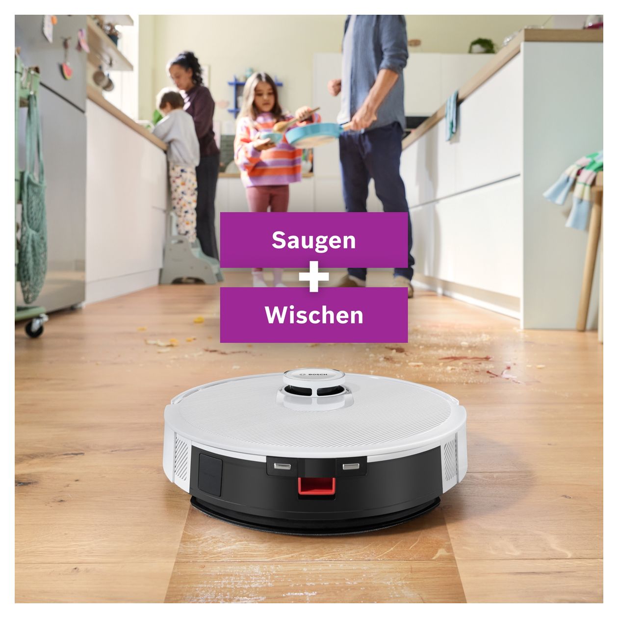 BCRC2W Spotless Advanced Saugroboter nass/trocken 160 min Akku 11000 Pascal Leistung  (Weiß) 