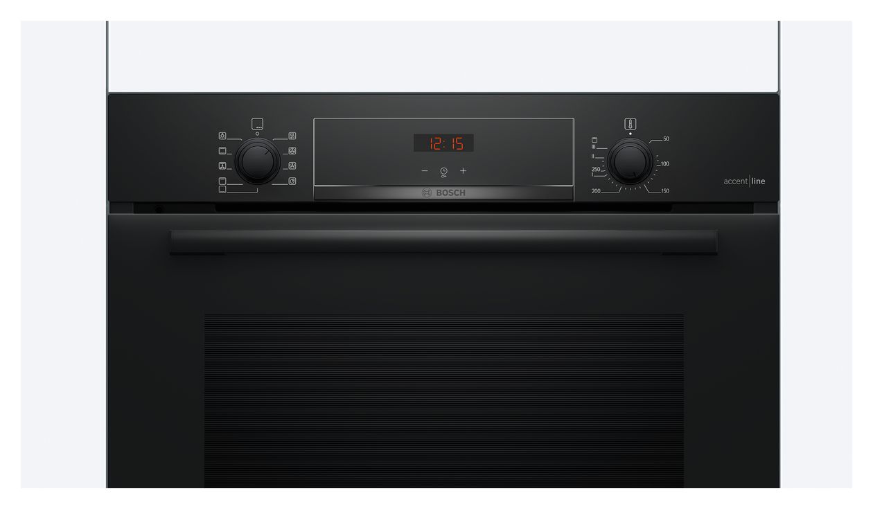 Serie 4 HBA4340B3 Einbaubackofen groß AutoClean (Schwarz) 
