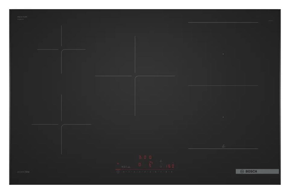 HBDMATTK05 (HBA4340B3 + PXL89BH26E) Backofen-Set groß AutoClean Hydrolytisch mit autarkem 81,2 cm Induktions Kochfeld 