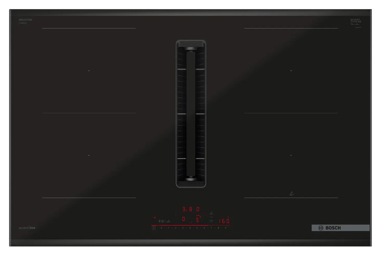 HBDPROTEC7 (HBG4790B3 + PVQ890H26E) Backofen-Set groß AutoClean mit autarkem 60 cm Induktions Kochfeld 