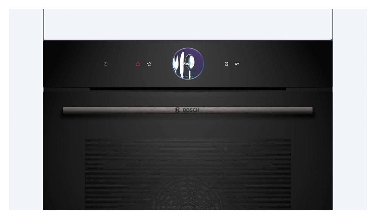 Serie 8 HBG7764BG Einbaubackofen groß AutoClean (Schwarz) 