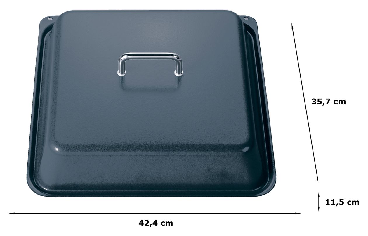 HEZ633001 Deckel für Profipfanne 115 x 424 x 357 mm spülmaschinengeeignet 