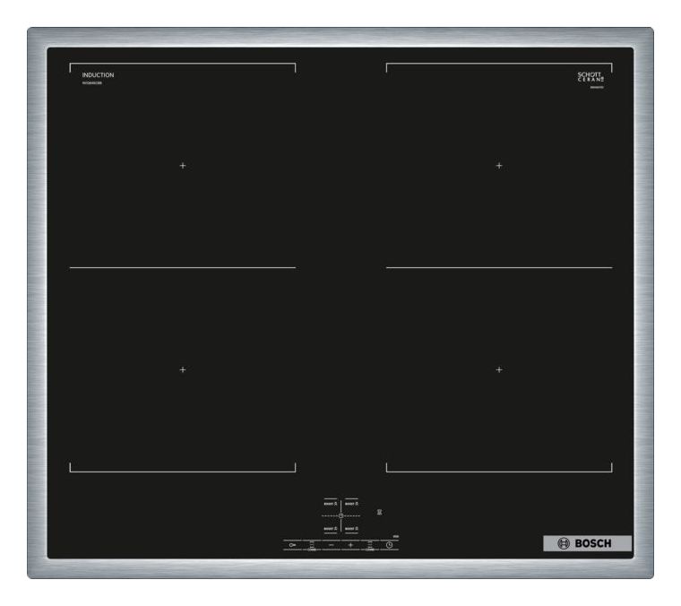 HND617LS67 (HEB517BB4 + NVQ645CB6E) Herdset groß AutoClean mit 60 cm Induktions Kochfeld 