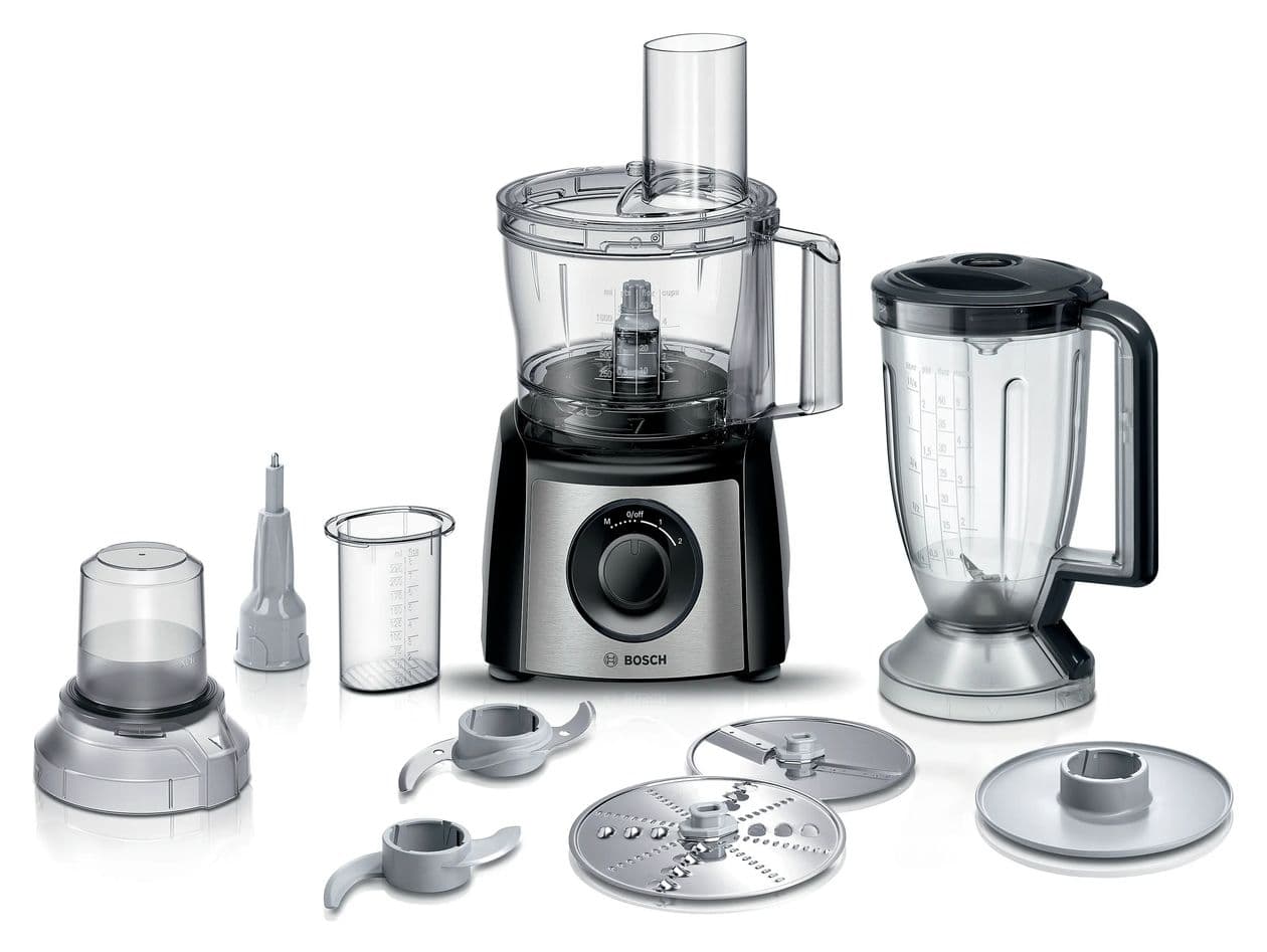 MCM3PM38S MultiTalent 3 Plus 900 W Küchenmaschine 2,3 l  (Schwarz/Silber) 