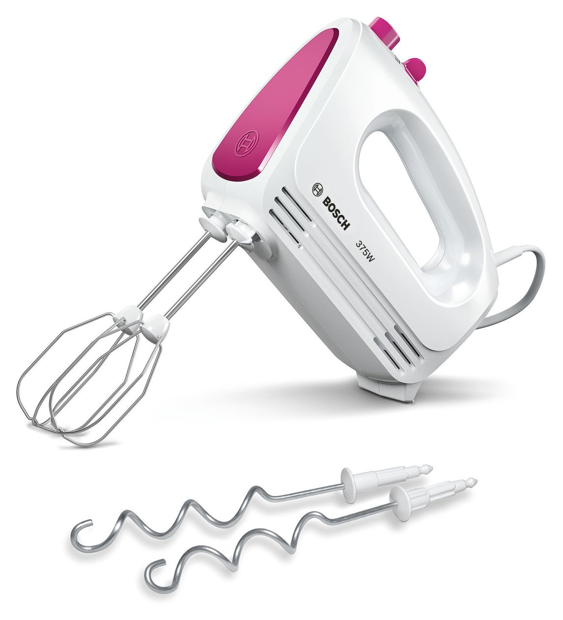 MFQ2210P CleverMixx Fun Handmixer 375 W 4 Stufen  (Pink, Weiß) 