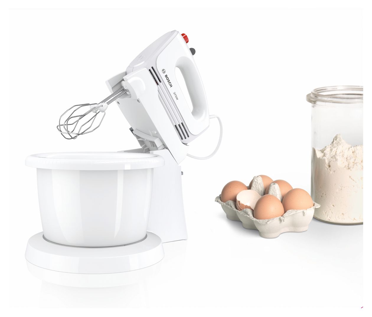 MFQ2600W CleverMixx Handmixer 375 W 4 Stufen  (Weiß) 