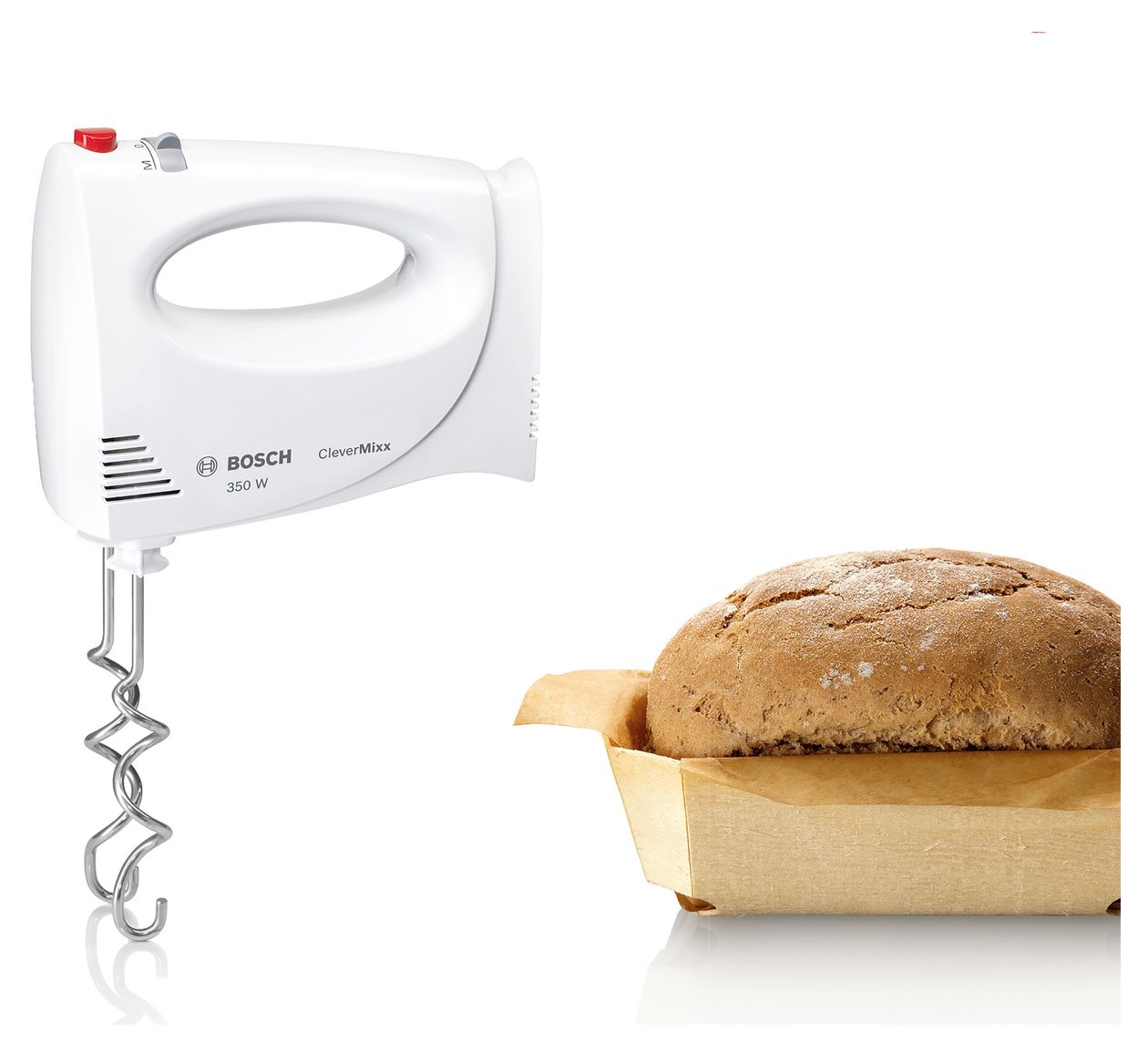 MFQ3030 CleverMixx Handmixer 350 W 4 Stufen  (Weiß) 