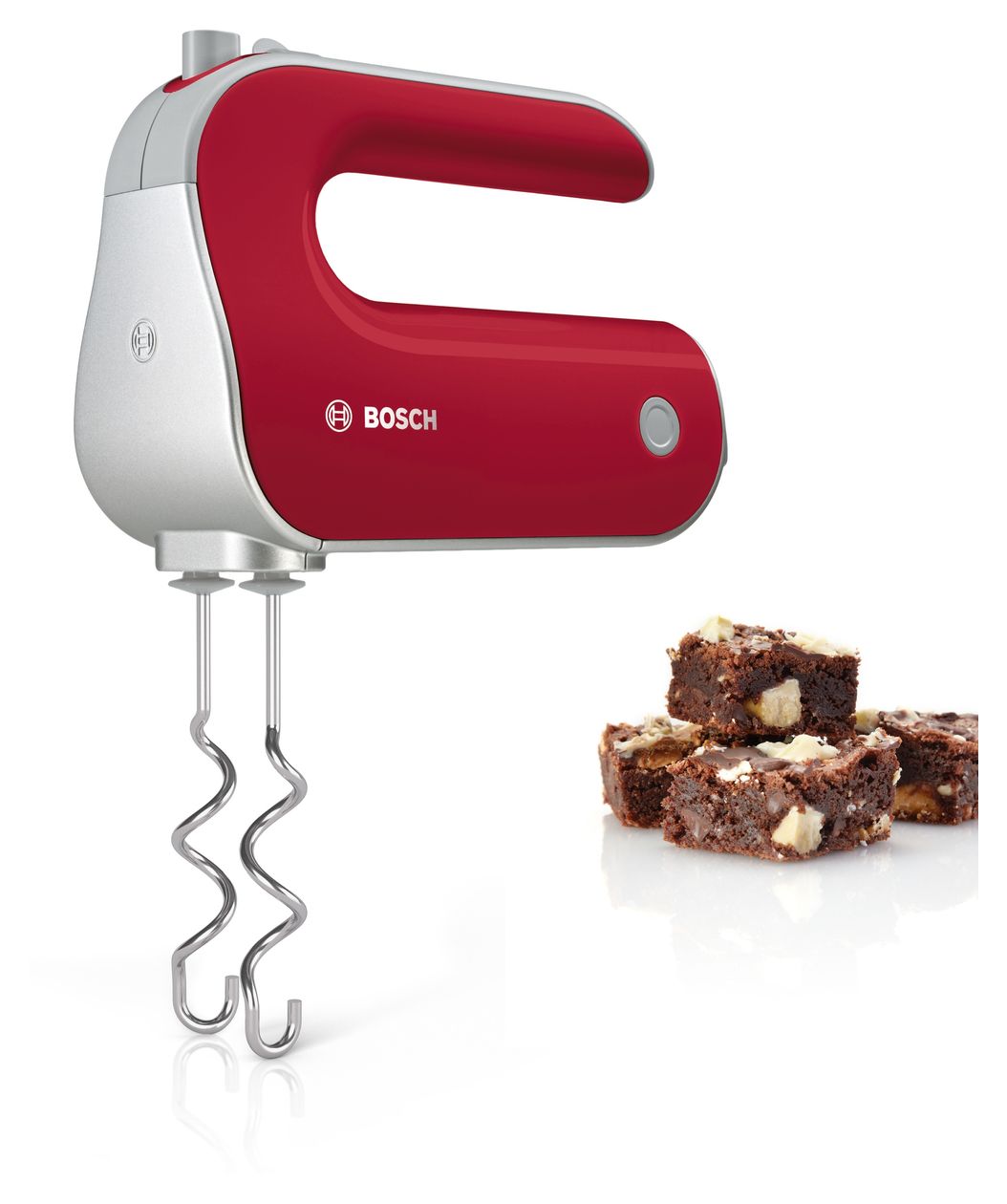 MFQ40303 Styline Colour Handmixer 500 W 5 Stufen  (Rot, Silber) 