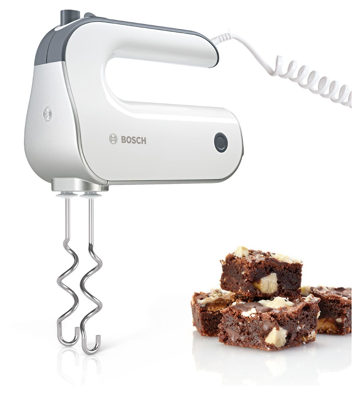 MFQ4840 Styline Handmixer 575 W 5 Stufen  (Silber, Weiß) 