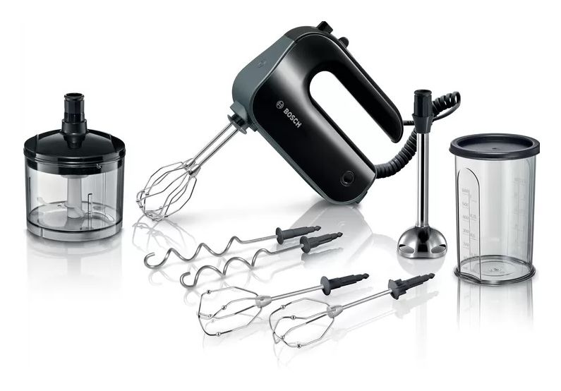 MFQ4990B Handmixer 850 W 5 Stufen  (Schwarz, Edelstahl) 