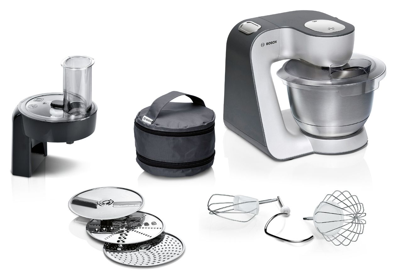 MUM58310 1000 W Küchenmaschine 3,9 l  (Schwarz, Edelstahl) 