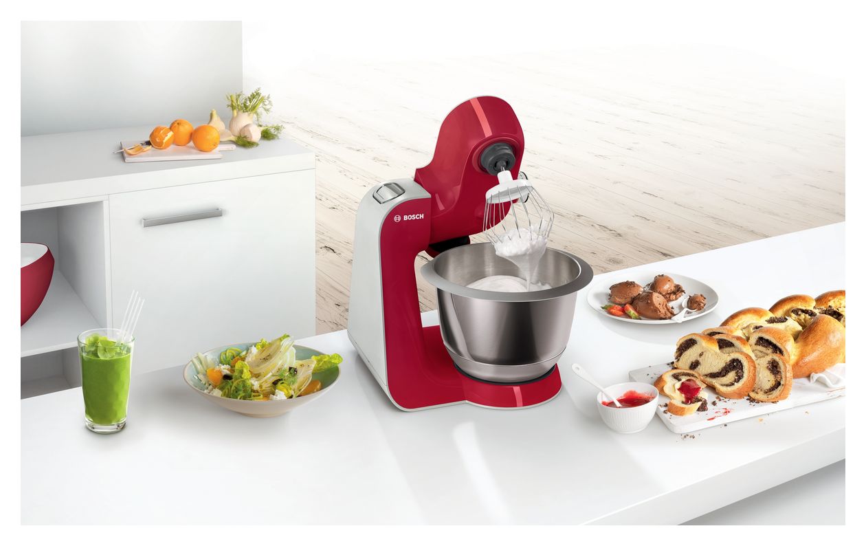 MUM58720 1000 W Küchenmaschine 3,9 l (Grau, Rot, Edelstahl) 