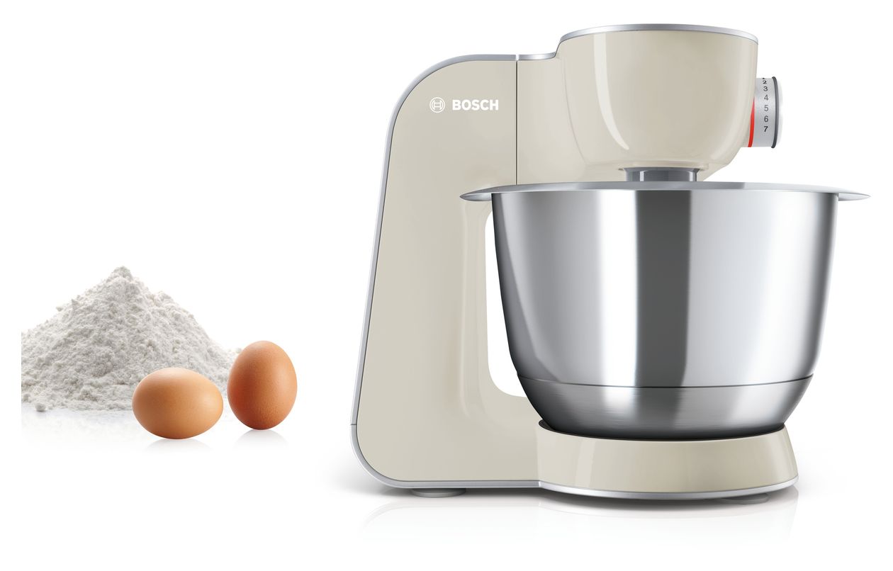 MUM58L20 1000 W Küchenmaschine 3,9 l (Grau, Edelstahl, Weiß) 