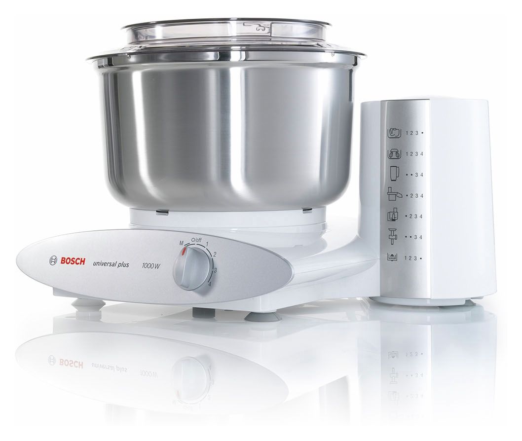 MUM6N21 1000 W Küchenmaschine 2 l  (Edelstahl, Weiß) 