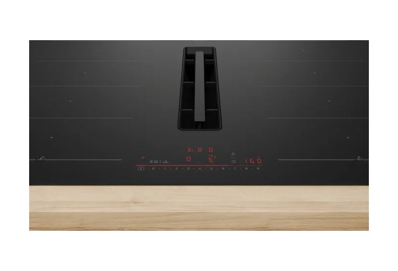 Serie 6 PXL89BGA7 (PXL89BH26E + HEZ9VDSB2) autarkes 81 cm Induktionskochfeld 4 Kochzonen mit integriertem Dunstabzug 