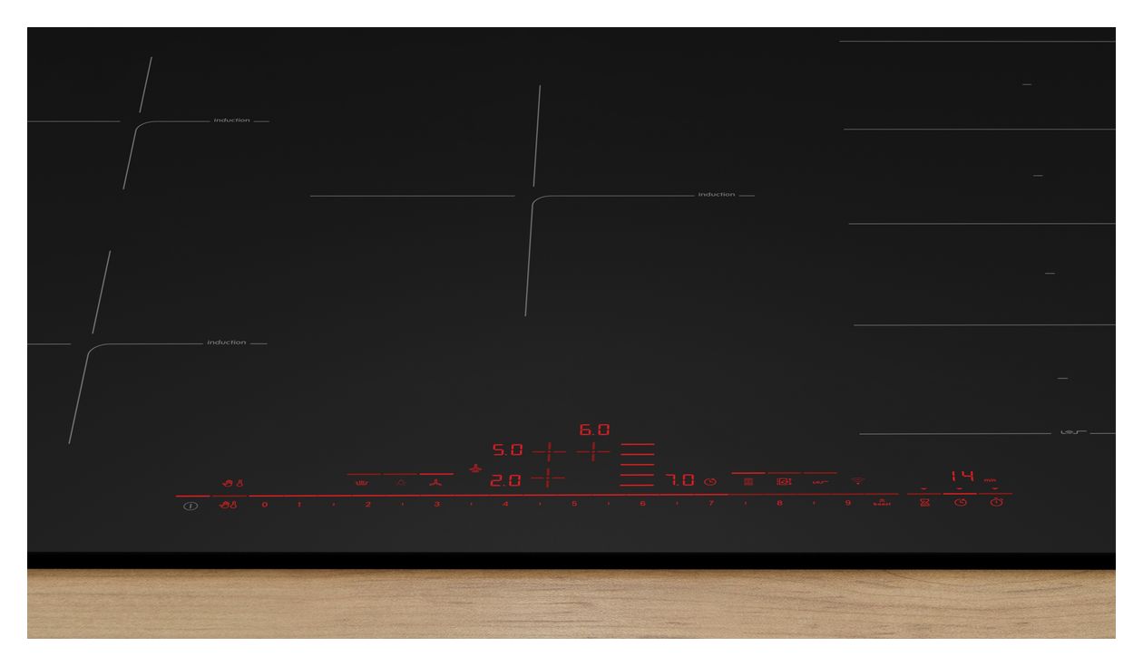 Serie 8 PXV89BDV1E autarkes 80 cm Induktionskochfeld 5 Kochzonen 