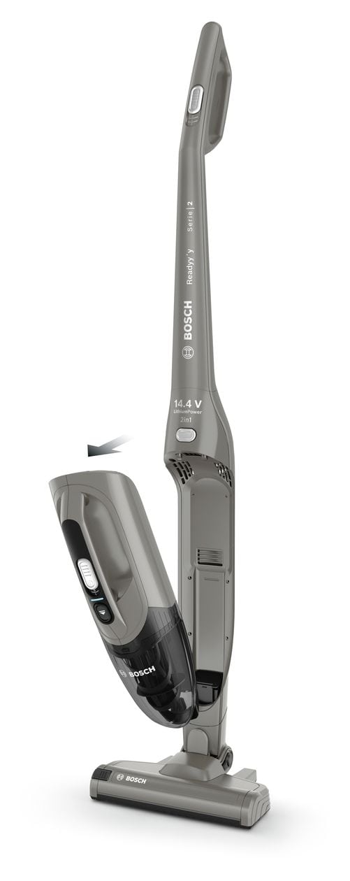 Serie 2 BBHF214G Handstaubsauger Beutellos bis 35 min Laufzeit 14,4 V  (Grau) 