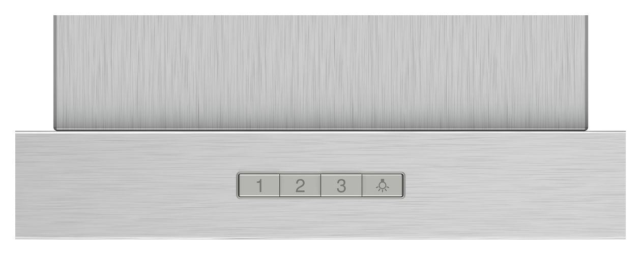 Serie 2 DWB96BC50 Abluft Dunstabzugshaube/Esse Wand 90 cm (Edelstahl) 