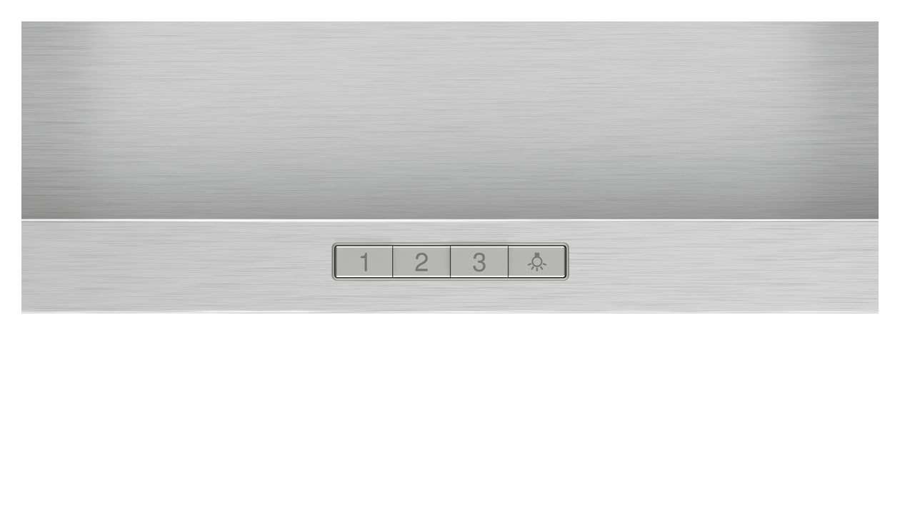 Serie 2 DWP96BC50 Abluft Dunstabzugshaube/Esse Wand 90 cm (Edelstahl) 