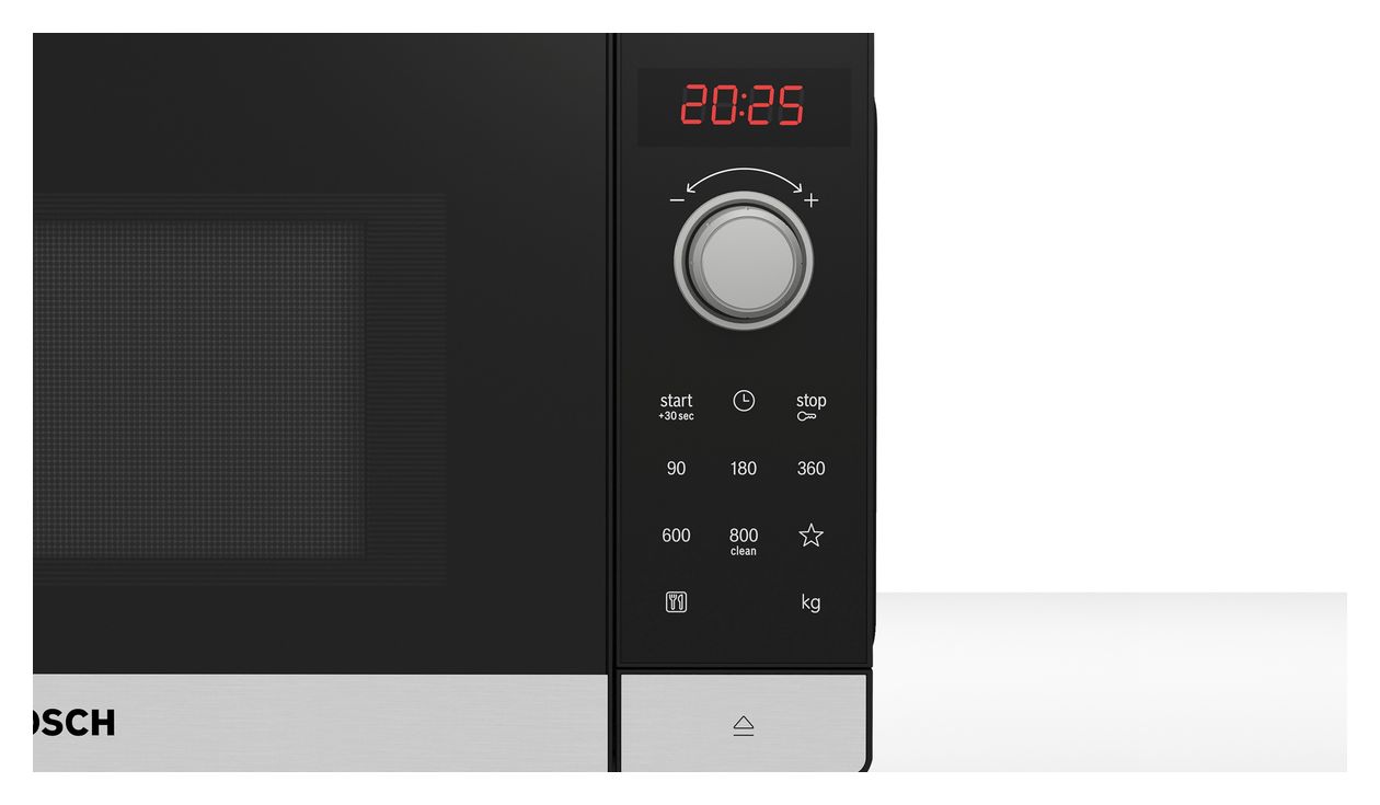Serie 2 FFL023MS2 Freistehende Mikrowelle 800 W Größe: klein  (Schwarz, Edelstahl) 