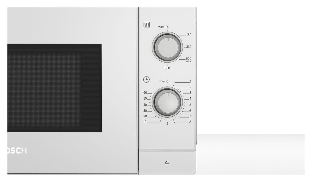 Serie 2 FL020MW0 Freistehende Mikrowelle 800 W Größe: klein 5 Stufen  (Weiß) 