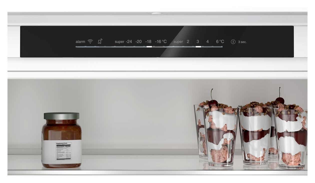 Serie 2 KBN96NSE0 Schlepptür 285 l / 98 l 194 cm Einbau Kühl-/Gefrierkombination 256 kWh NoFrost 