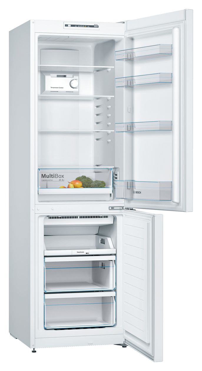 Serie 2 KGN36NWEA 216 l / 89 l Kühl-Gefrierkombi freistehend NoFrost 239 kWh Jahr  (Weiß) 