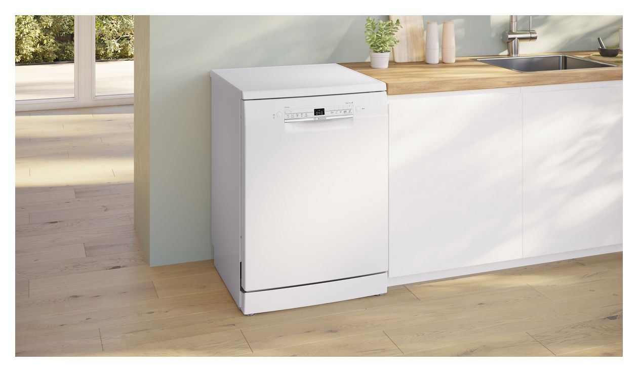 Serie 2 SMS2ITW33E 60 cm Geschirrspüler freistehend Leise 12 Maßgedecke aquaStop Funktion Natürlich/Natur 