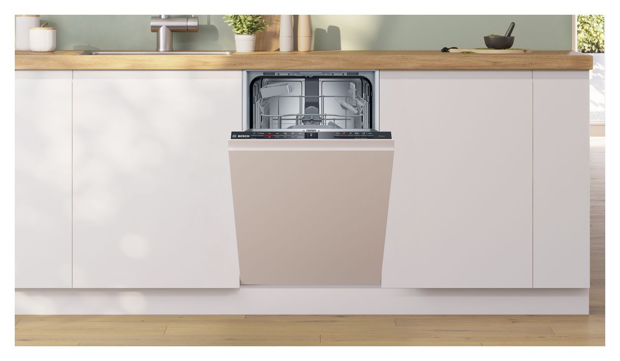 Serie 2 SPV2HKX02E 45 cm Geschirrspüler vollintegriert (ohne Front) Leise 10 Maßgedecke aquaStop Funktion 