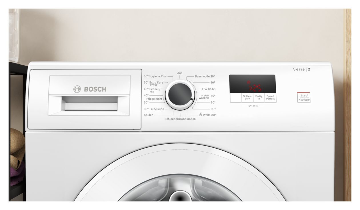 Serie 2 WGE02420 7 kg Frontlader Waschmaschine 1400 U/min aquaStop Funktion 