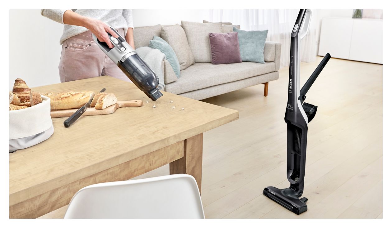 Serie 4 BBH3P2801 Flexxo Gen2 Handstaubsauger Beutellos bis 55 min Laufzeit 25,2 V  (Schwarz) 