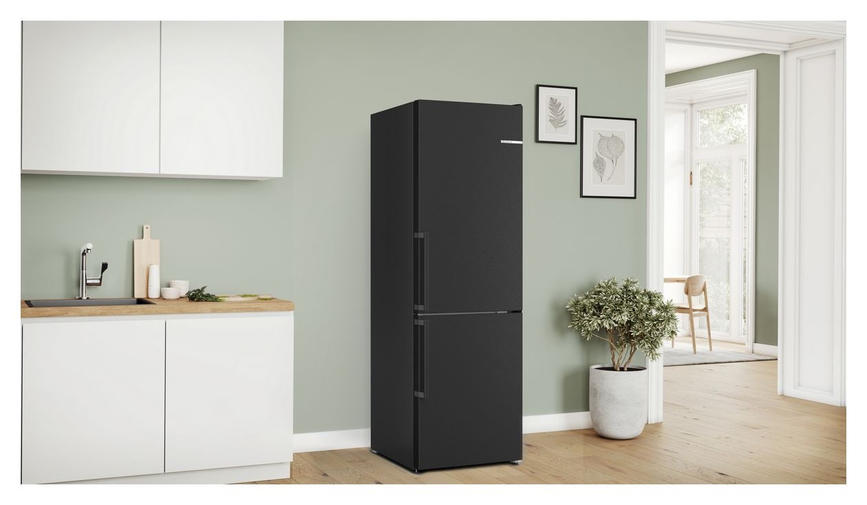 Serie 4 KGN36VXCT 218 l / 103 l Kühl-Gefrierkombi freistehend NoFrost 159 kWh Jahr  (Edelstahl) 