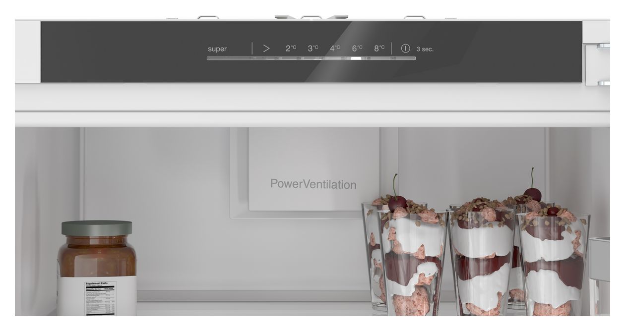 Serie 4 KIR81VFE0 310 l 177,5 cm Einbaukühlschrank EEK: E 114 kWh Jahr 