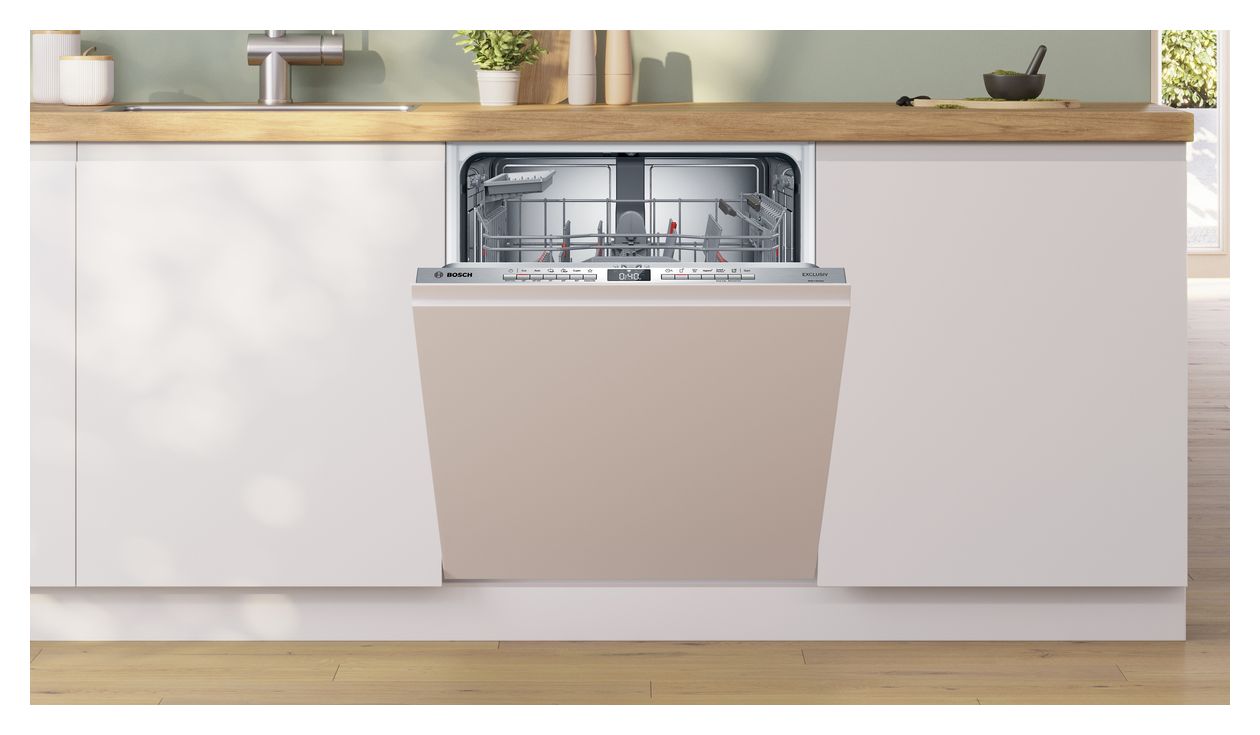 Serie 4 SBV4EBX0ME 60 cm Geschirrspüler vollintegriert (ohne Front) Sehr leise 13 Maßgedecke aquaStop Funktion Wärmetauscher/EfficientDry 