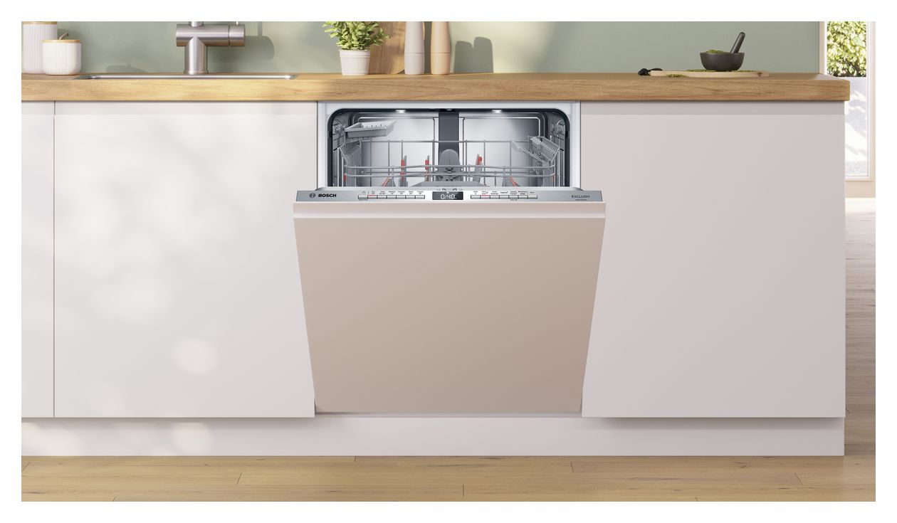 Serie 4 SMV4EBX04D 60 cm Geschirrspüler vollintegriert (ohne Front) Sehr leise 13 Maßgedecke aquaStop Funktion Wärmetauscher 