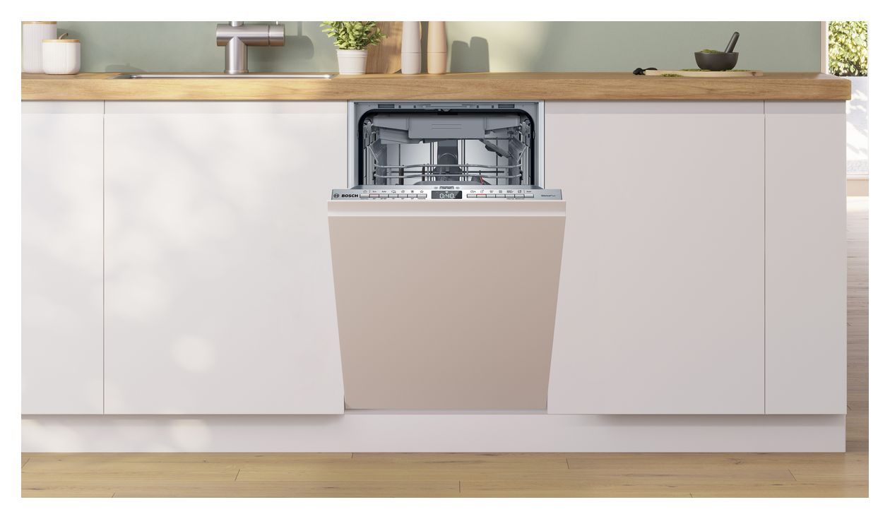 Serie 4 SPV4HMX49E 45 cm Geschirrspüler vollintegriert (ohne Front) Leise 10 Maßgedecke aquaStop Funktion Wärmetauscher 
