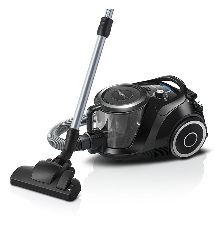 Serie 6 BGC41XSIL Bodenstaubsauger Beutellos 700 W Allergie-Filter  (Schwarz) 