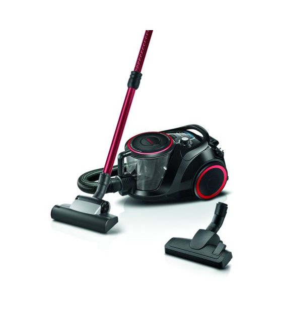 Serie 6 BGS41MPOW Bodenstaubsauger Beutellos 750 W HEPA  (Schwarz) 