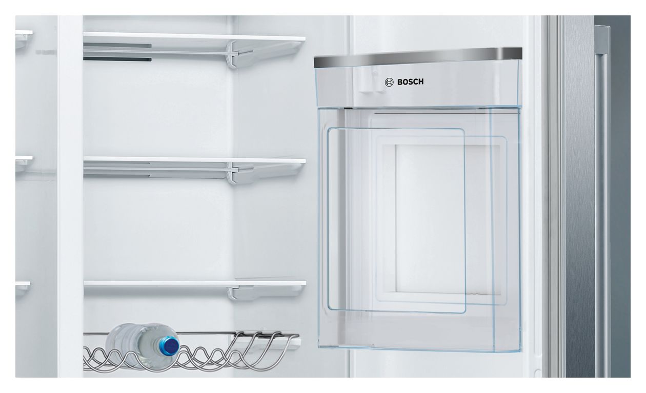 Serie 6 KAG93AIEP Side-by-Side Kühl-/ Gefrierkombination 369 l / 191 l 323 kWh NoFrost 1787 mm x 908 mm  (Edelstahl) 
